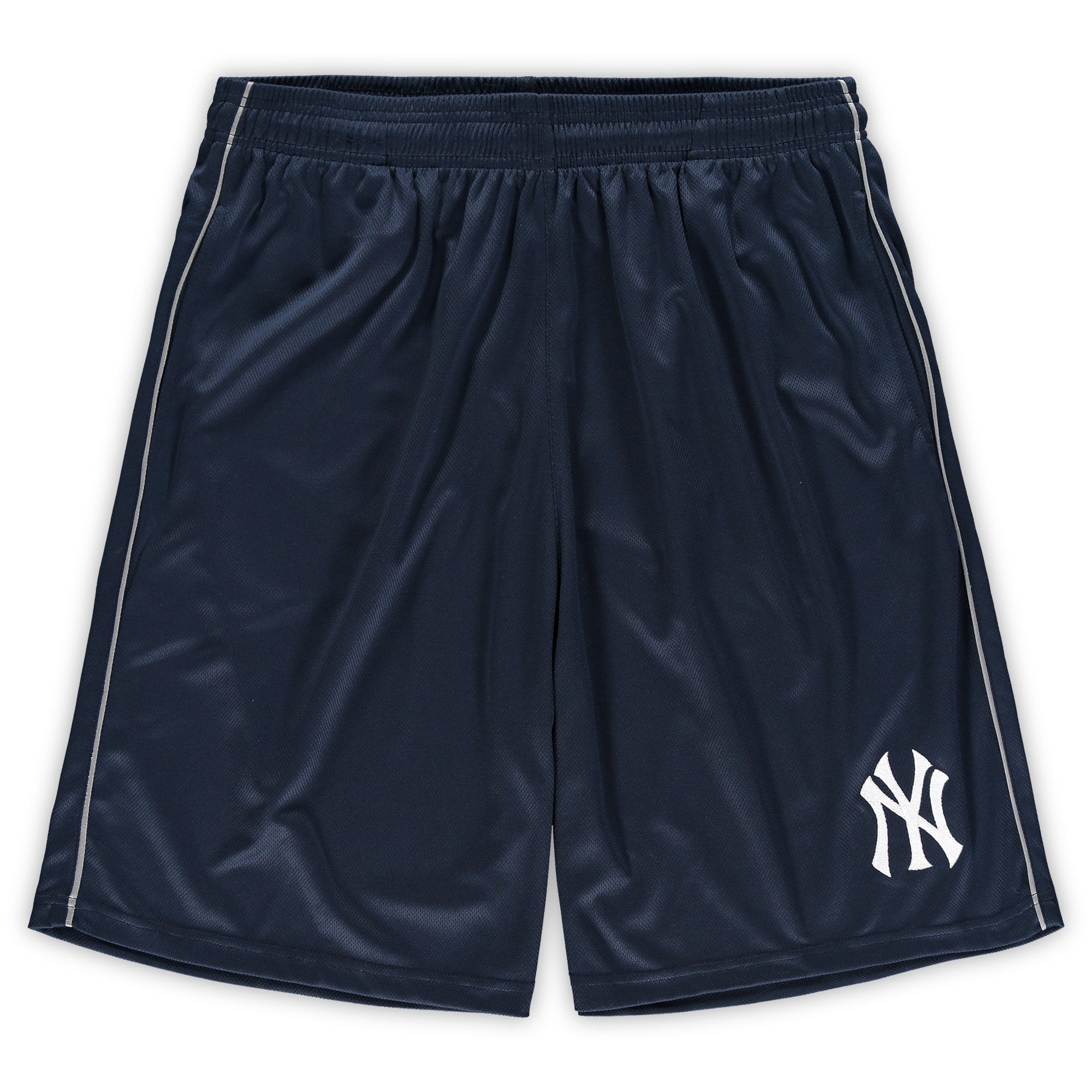New York Yankees Majestic Big & Tall Mesh Shorts Navy
