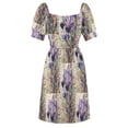 thumbnail image 6 of Iris Painting Sleeveless Dress dresses for woman beach dress Woman's evening dress, 6 of 7