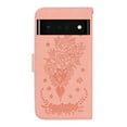 thumbnail image 4 of SaniMore for Google Pixel 7 Pro 6.7" Magnetic Wallet Case, PU Leather Case with Card Slot Kickstand & Wrist Strap Shockproof Protective Case for Google Pixel 7 Pro Women Men, Pink, 4 of 8