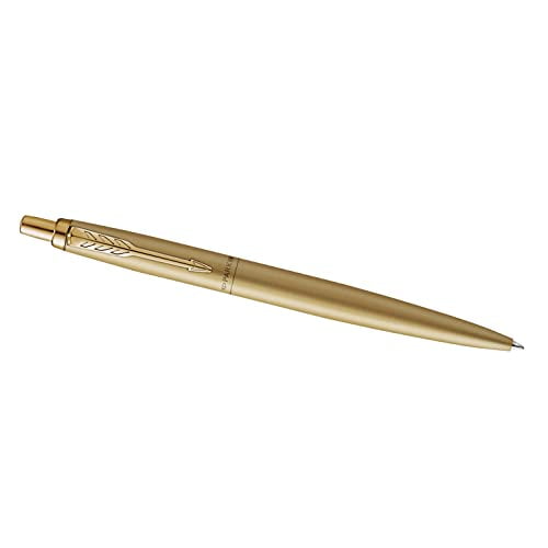 Parker Jotter Xl Ballpoint Pen Monochrome Matte Gold Medium Point Blue Ink Gift Box Walmart Com