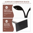 thumbnail image 3 of Hytrove 6Ud Organizador De Aretes Acrílico Negro Para Con Estructura Estable, 3 of 8