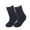 🔥 Black, variant on Solid Color Extra Thick Plush Long Calf Socks For Women, Warm Fuzzy Thermal Casual Hosiery, Cozy Winter Stockings For Indoor Outdoor Daily Street Holiday Styling