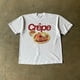 thumbnail image 5 of Camiseta de hombre Y2k, ropa urbana de verano Harajuku, estampado de gato naranja, clásica, de manga corta, ajustada, para mujer, 5 of 5