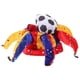 thumbnail image 1 of Gorra de fútbol de tela, decoración para partidos de fútbol, divertida gorra de payaso para fiestas de carnaval y aficionados al deporte, gorra de fútbol con forma de balón de fútbol, 1 of 7