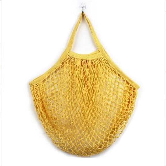 1*Portable Convenient Shopping Net Bag Mesh Net Turtle Bag String Shopping Bag Reusable Fruit Storage Handbag New Home Textile Storage