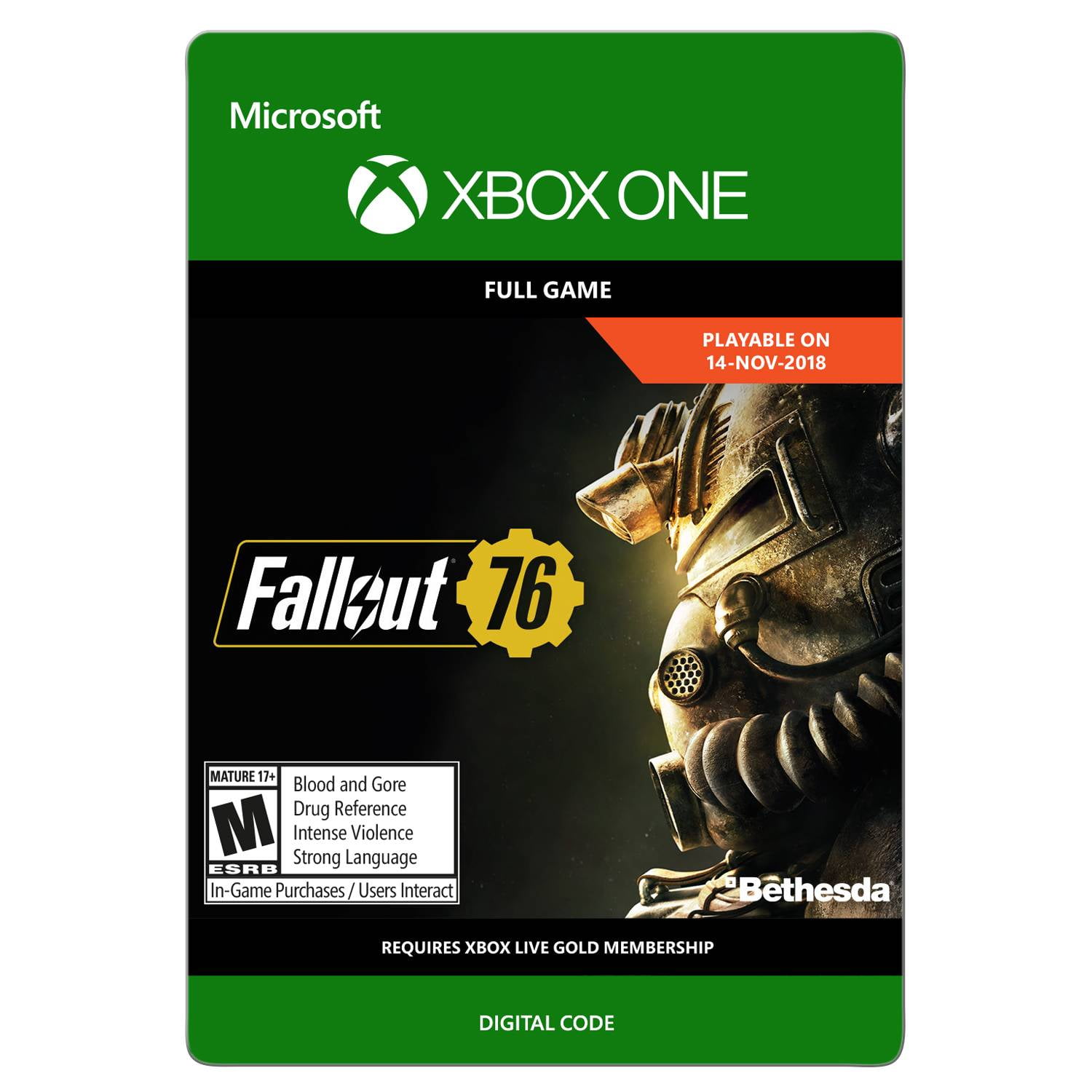 Fallout 76 Bethesda Xbox Digital Download Walmart Com