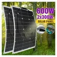 Folding solar panels 18V 300W 600W Flexible Solar Panel Kit For Outdoor Motorhomes Solar charger