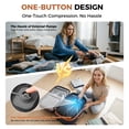 thumbnail image 3 of Fegat Vacuum Backpack for Travel,New Upgrade 60L Expandable Compression Bag with One-Button,Pump & TSA Lock,Vacuum Seal Backpack Flight Approved,Carry on Backpacks for Travel Business, 3 of 10