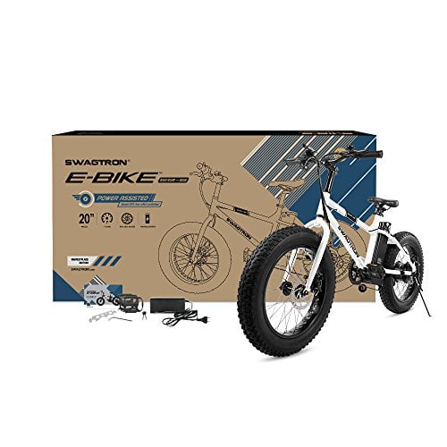 Swagtron EB6 Bandido Electric Bike, 350W, Removable Battery, Dual