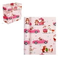 thumbnail image 2 of 118.1"x16.9", Christmas Tree Wrapping Paper Rolls,Xmas Pink Gift Wrap Paper Mini Roll, Cute Aesthetic Christmas Wrapping Paper Roll For Merry Christmas New Year Winter Party, 2 of 9