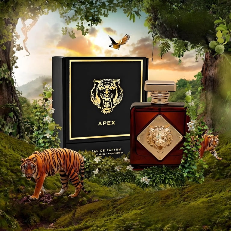 Fragrance World Apex Eau De Parfum, Amber Spicy Scent, Men's