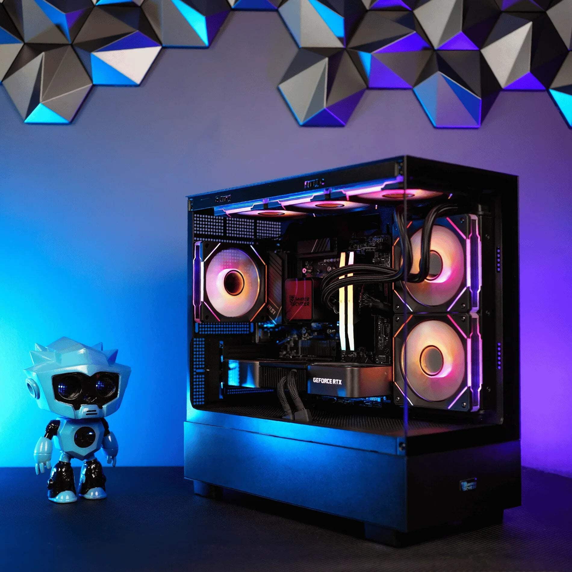 Hyper Cyber Rage Y | Intel Core i9 14900K | NVIDIA GeForce RTX 4070 SUPER | Gaming PC