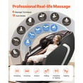 thumbnail image 5 of KFFKFF 4D Massage Chair with SL Track, Zero Gravity Recliner, Voice Control, 15 Modes, Perfect for Relaxing, Massaging., 5 of 9