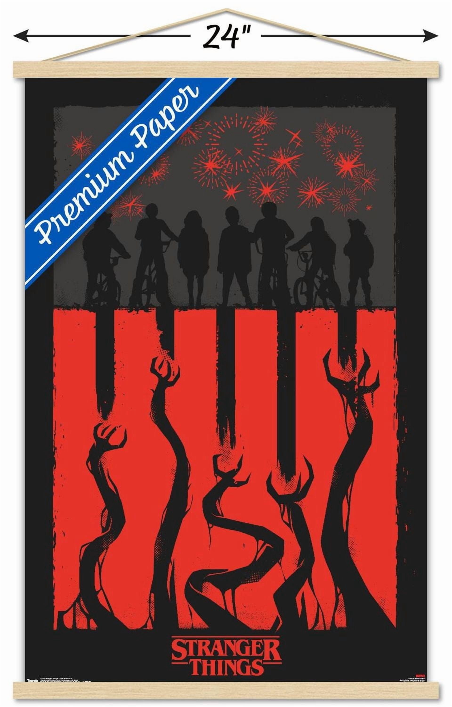 Netflix Stranger Things: Season 3 - 4Th Illustration Wall Poster