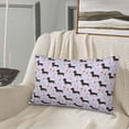 thumbnail image 5 of Daiia Dachshund Dog Bedding Waterproof Pillow Protector Zippered Queen – Bed Bug Proof Pillow Encasement-20"x30", 5 of 6