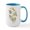 White/Blue Inside, variant on CafePress - Nerf Melted Camo Mugs - 15 oz Ceramic Large White Novelty Mug