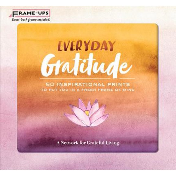 Pre-Owned Everyday Gratitude Frame-Ups: 50 Inspirational Prints to Put You in a Fresh Frame of Mind (Paperback) 1635862426 9781635862423