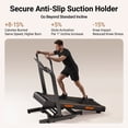 thumbnail image 3 of UMAY Walking Pad Treadmill, 40% Incline, Foldable with Dual Handle Bars, 350 lbs Capacity, 3HP Quiet Motor, 6.2 MPH, Tablet Holder, 3 of 12