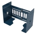 thumbnail image 4 of Sujetalibros retráctiles Azul Robusto Durable Alta estabilidad Estilo elegante retráctil Sujetalibros de metal de fácil ajuste, 4 of 12