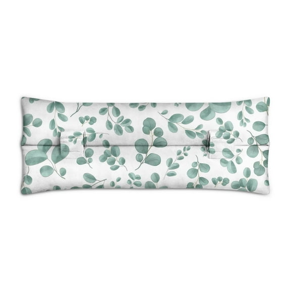 Floral and Bee Artwork Pillow - Lightweight Seatbelt Cushion for Heart Surgery Recovery