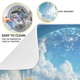 thumbnail image 2 of Yayeee Dish Drying Mat for Kitchen Counter 18"x24" Microfiber Absorbent Pad, Crystal Ocean, 2 of 7
