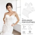 thumbnail image 4 of ADDHAT Detachable Satin Bow Train for Wedding Dress Elegant White Fabric Bridal Gown Accessory, 4 of 8
