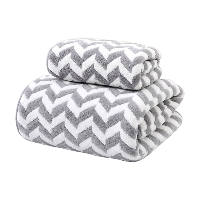 Soft Linen 2 Pc Towel Set 1 Bath Towel 1 Washcloth Towels For Bathroom Towel Set For Adults-Highly Absorbent And Towel Set