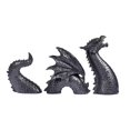 thumbnail image 2 of Dragon Statue de Jardin Durable pour Cour, Statue d'Extérieur Style Queue, 2 of 9