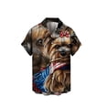 thumbnail image 2 of Camisas casuales de verano para la playa para hombre, camiseta con botones de manga corta con estampado 3D de animales, para hombre, Hemd Sommer Herren, 2 of 5