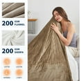 thumbnail image 3 of Homemate Electric Heated Blanket Twin Size , 62"x84" Heating Bed Blankets with 10 Heating Levels 8 Hours Auto Off Fast Heating Over-Heated Protection Ultra Soft Warm Flannel ETL Certified, Beige, 3 of 9