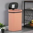 thumbnail image 3 of 13 Gallon Trash Can Automatic Kitchen Garbage Can with Lid Touchless Sensor Waste Bin Slim No Touch Stainless Steel Trash Can for Home, Living Room, Bedroom, Office （Pink）, 3 of 8