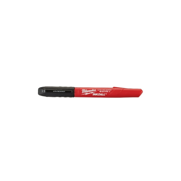 Milwaukee 48223150 12 Pack INKZALL Black Ultra Fine Point Markers