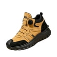 thumbnail image 2 of Willtoo Hiking Boots for Men Button Mid‑Top Comfortable Shoes, Non‑Slip Lightweight Outdoors Trekking Sneakers, Shock‑Absorbing Casual Footwear for Camping Hiking Daily Outdoor Activities, 2 of 5