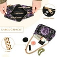 thumbnail image 2 of FORMRS Womens Shoulder Bag with Chain Strap Clutch Purse Cute Tote Handbag, Black Roses, 2 of 7