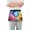 Colorful Clouds Over Water, variant on Server Apron with 3 Pockets Waterproof Waitress Waist Short Apron for Man Woman Colorful Bohemian Geometry 12 Inches