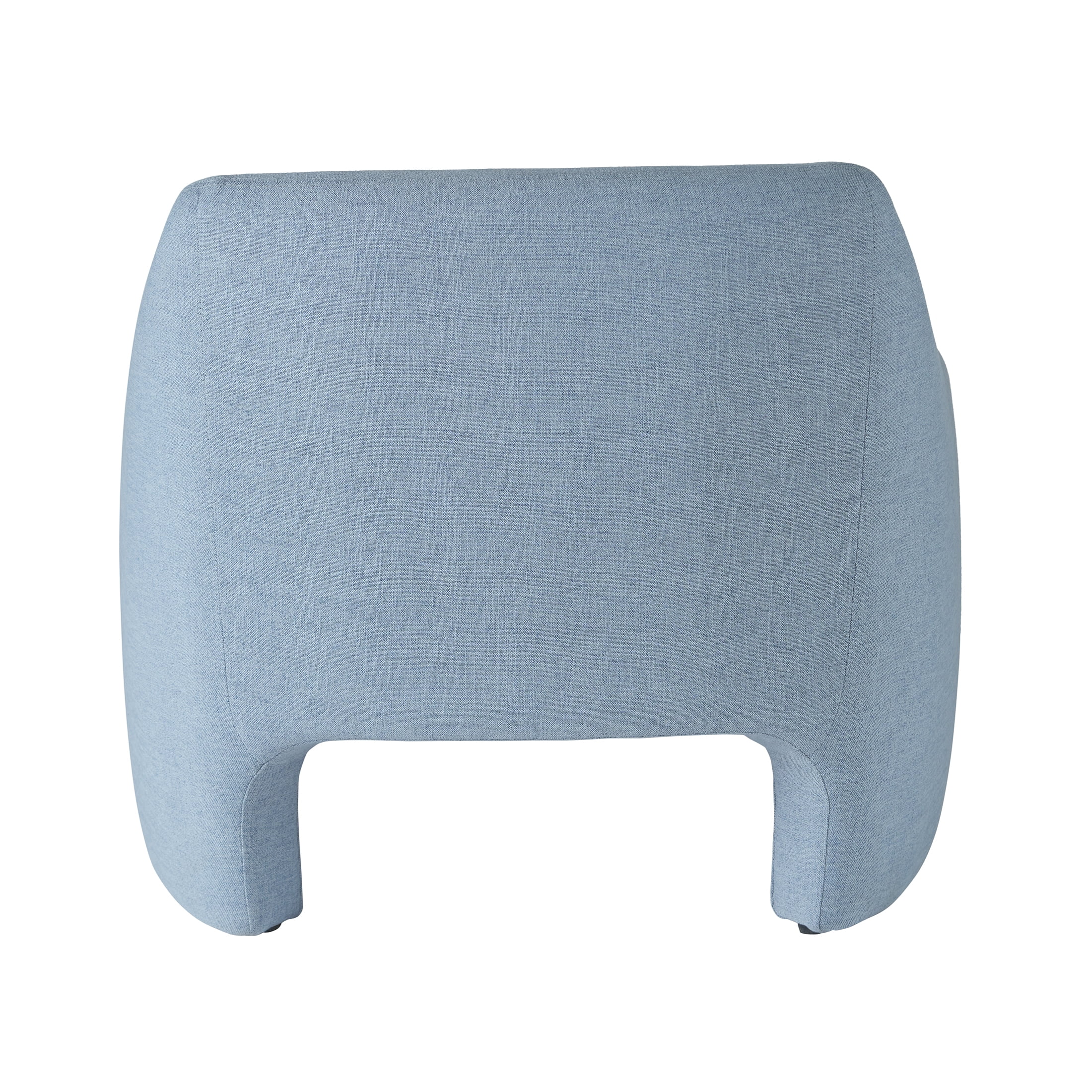 Better Homes & Gardens Emerson Curvy Accent Chair, Soft Blue