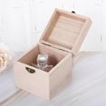 thumbnail image 5 of Storage Holder Square Shaped Storage Container Wood Practical Wooden Vintage Jewelry Storage Box, 5 of 6
