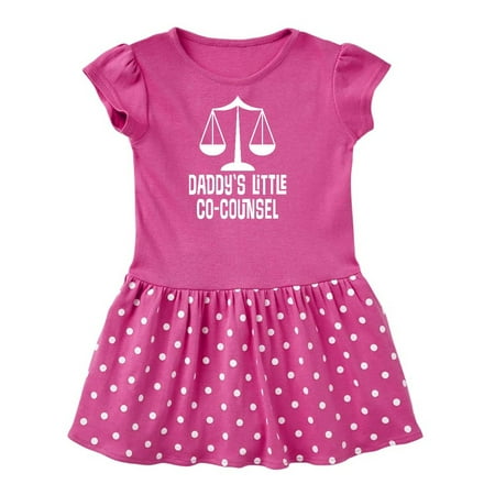 

Inktastic Lawyer Daddys Little Co Counsel Gift Toddler Girl Dress