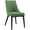 Green, variant on Maklaine 19" Solid Rubberwood and Fabric Dining Chair in Gray