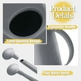 thumbnail image 6 of Watering Can for Indoor Plants, Small Watering Cans for House Plant Garden Flower, Long Spout Water Can for Outdoor Watering Plants 1.8L 60oz 1/2 Gallon (Grey), 6 of 7