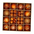 thumbnail image 1 of Juego de 44 Piezas de Adornos de Bolas de Navidad, Gotas Colgantes, Adornos Colgantes Livianos para de Navidad para Halloween, Cafés Y Vacacione Bronce, 1 of 6