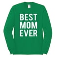 thumbnail image 2 of Wild Bobby, Best Mom Ever Mothers Day Gift, Mother's Day, Men Long Sleeve Shirt, Kelly, Small, 2 of 3