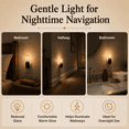 thumbnail image 6 of BH&G 4.25" Matte Black Vintage LED Night Light, Soft White, Dusk to Dawn Auto ON & Off, Plug-in, 1PK, 6 of 10