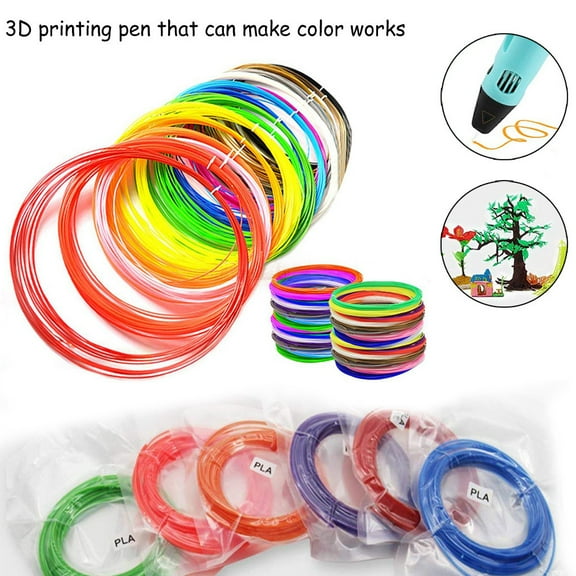 VANLOFE 3D Printing 3D 3D Pen Filament 20 Colours 10 M Each - 3D Pen Filament 1.75 Mm 3D Pen Paint Set For ODRVM