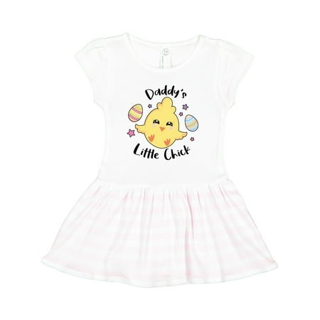 

Inktastic Happy Easter Daddy s Little Chick Gift Toddler Girl Dress