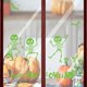 thumbnail image 4 of Calcomanías Brillantes De Halloween 2 Piezas Luminous Happy Halloween Skeleton Bat Pegatinas De Pared Halloween Que Brilla En La Oscuridad Calcomanías De Ventana Para El Favor De ANGGREK Luminous Halloween Stickers, 4 of 8