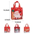 thumbnail image 6 of Christmas Handle Gift Bag Perfect for Wrapping and Shopping Christmas Party Supplies 12 Pcs Red Large, 6 of 7