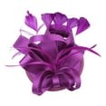 thumbnail image 1 of XASZHN Accessoires Cheveux Fête de Mariage USA Mariée Maille Violet_003 13cm, 1 of 7