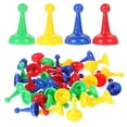 thumbnail image 4 of KAKOWELY Board Game Pieces 40pcs Small Chess Pieces Plastic Small Chess Pieces Chess Board Game Accessory0.91"X0.59"X0.59", 4 of 5