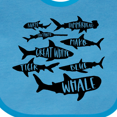 thumbnail image 4 of Inktastic Types of Sharks Boys or Girls Baby Bib, 4 of 4